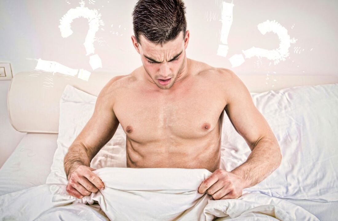 Een man is niet tevreden met de grootte van zijn penis